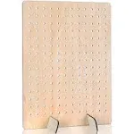 Wooden Pegboard Display Stand Retail Rack - Necklace Holder Earring Di