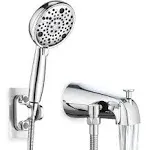 Tub Spout with Diverter, High Pressure 8 Settings Hand Held Shower