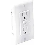 EZ-FLO 62173 Tamper Resistant GFCI 15 Amp White