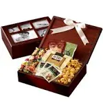 Photo Gift Box with Lid, Gourmet Food - Teas, Cocoas, Cookies, Snacks &amp; Sweets C