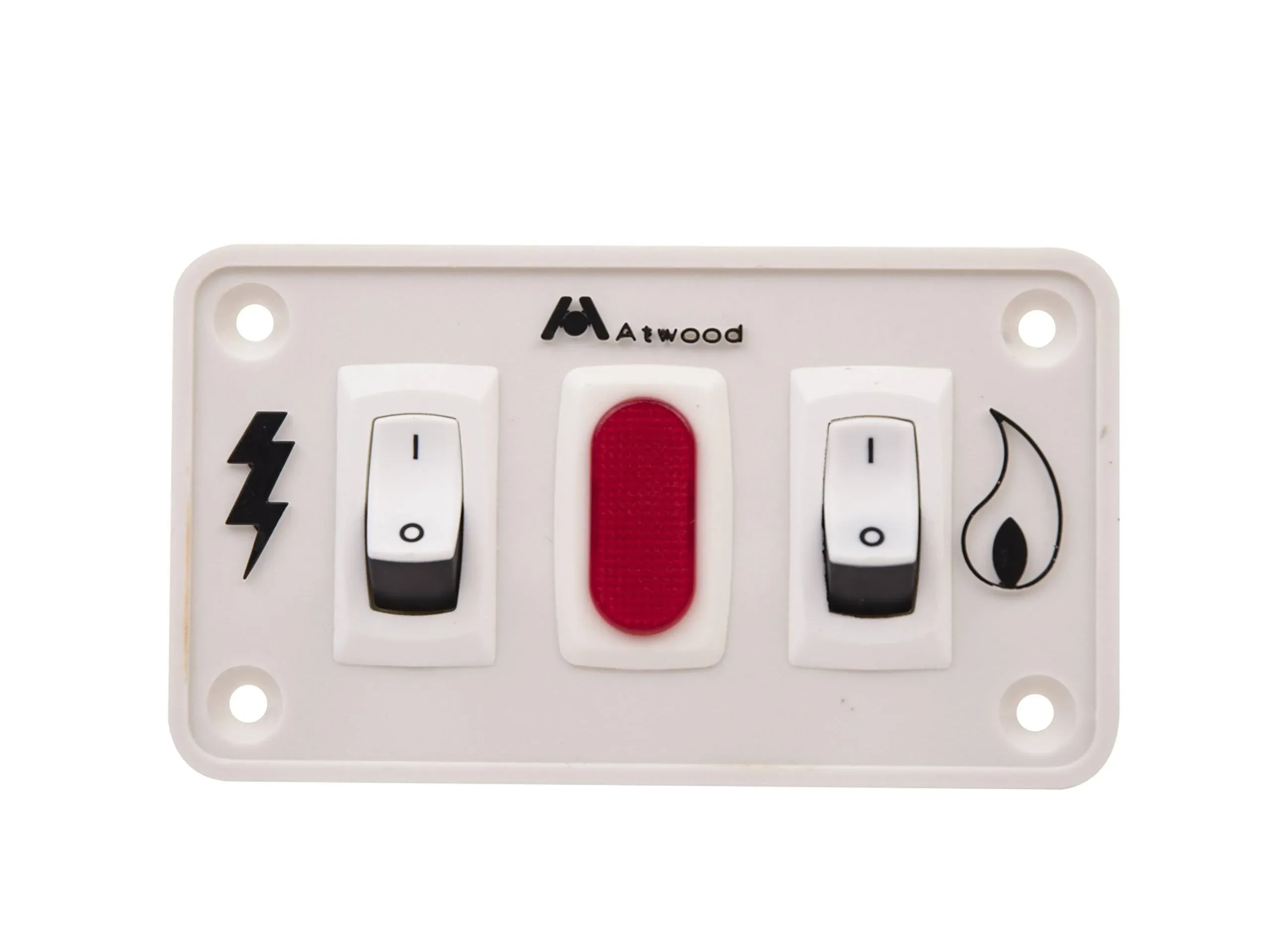 Atwood 91230 Mobile Products KitSwitch Panel Dual, White