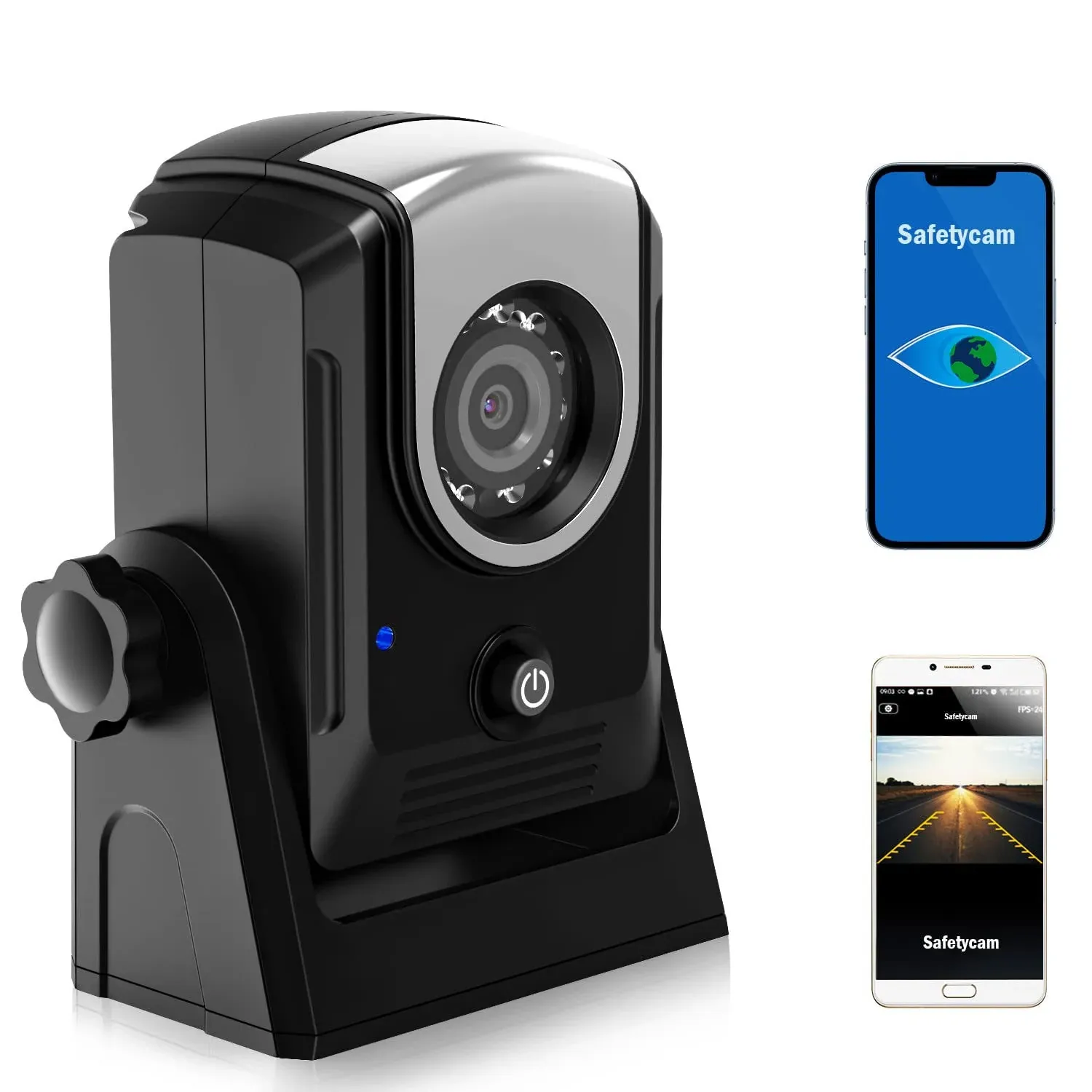 MHCABSR Wireless Backup Reversing Camera, WiFi Dash Camera Work with Phone IP...