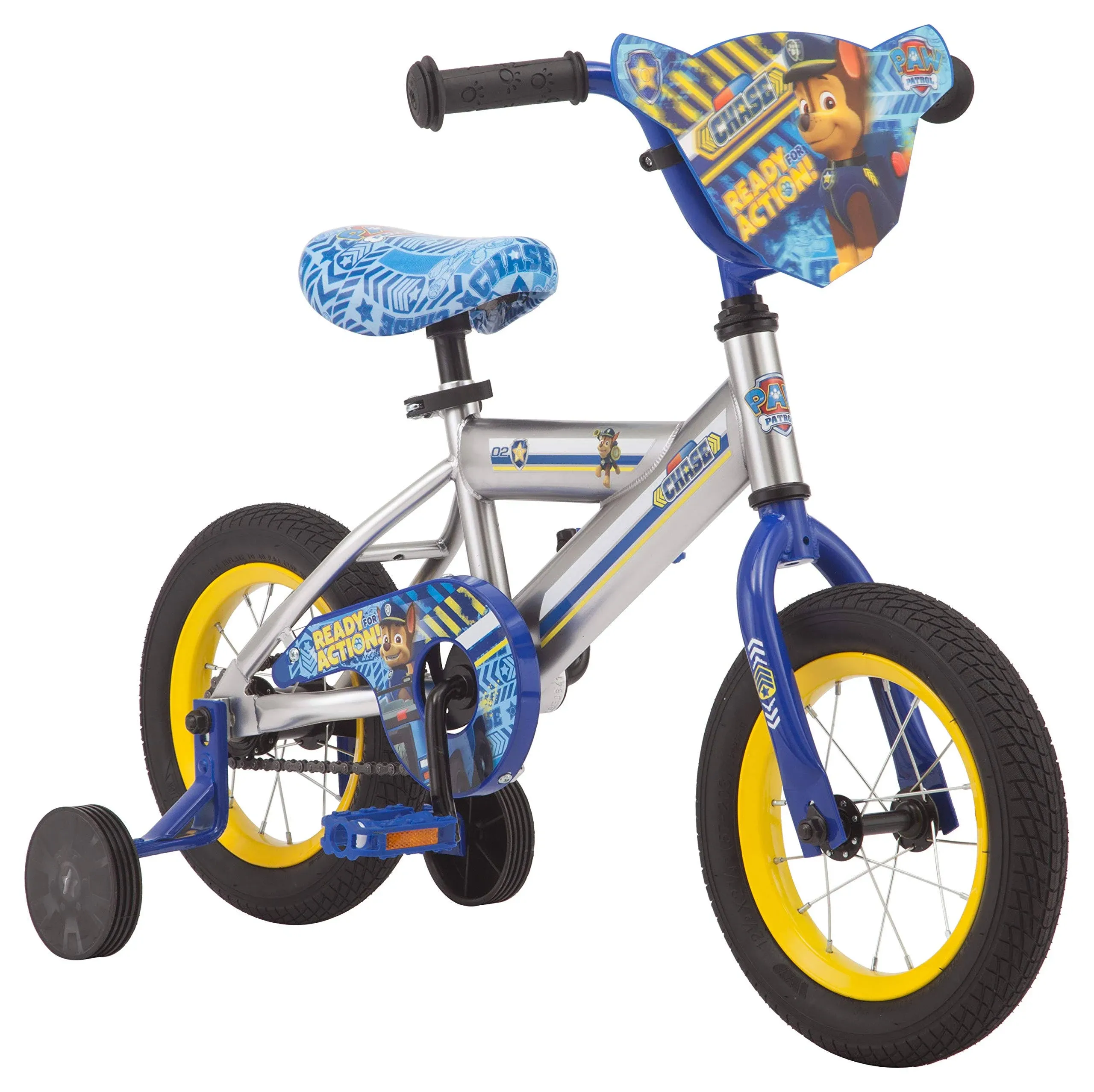 Paw Patrol Boys' 12 in. Bicycle, Silver