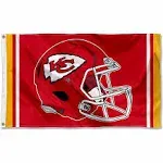 WinCraft Kansas City Chiefs New Helmet Grommet Pole Flag