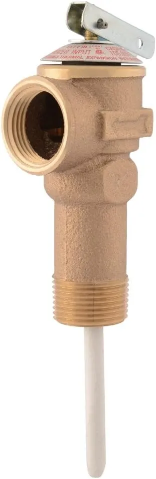 Cash Acme T&P Relief Valve, Extended Body, 3/4 in.