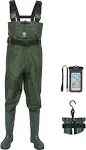 Bootfoot Chest Wader Nylon/PVC Waterproof Fishing Hunting Size 10