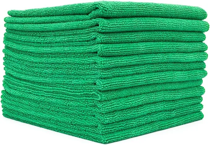 The Rag Company - All-Purpose Microfiber Terry Cleaning Towels - Commercial Grade ...