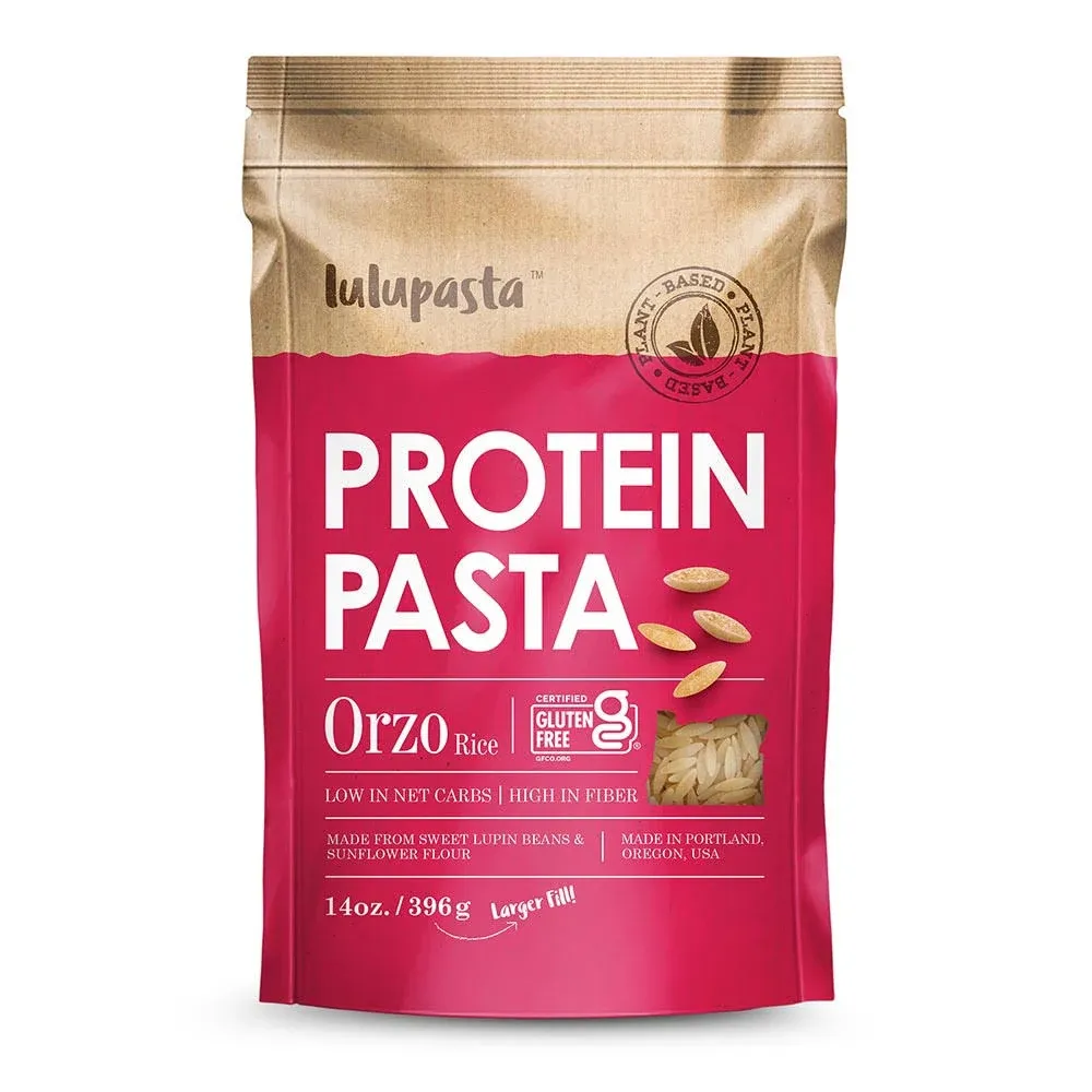 Lulu Pasta Keto High Protein Orzo Pasta