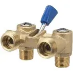 Washing Machine Shut Off Valve，1/2&#034; Male Pipe Thread × 3/4&#034; Outlet Hose Thread.