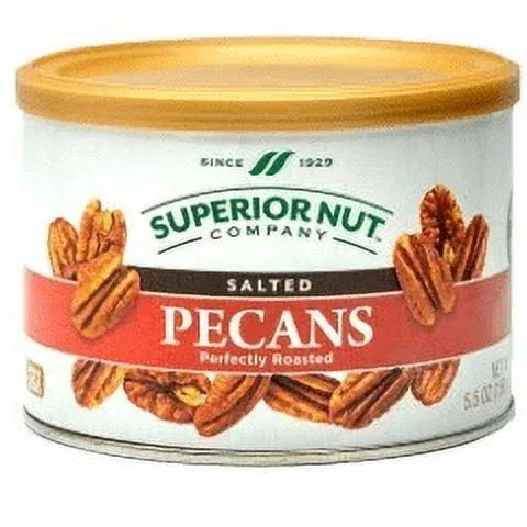 Superior Nut Company Roasted Pecans, Salted, 5.5 oz