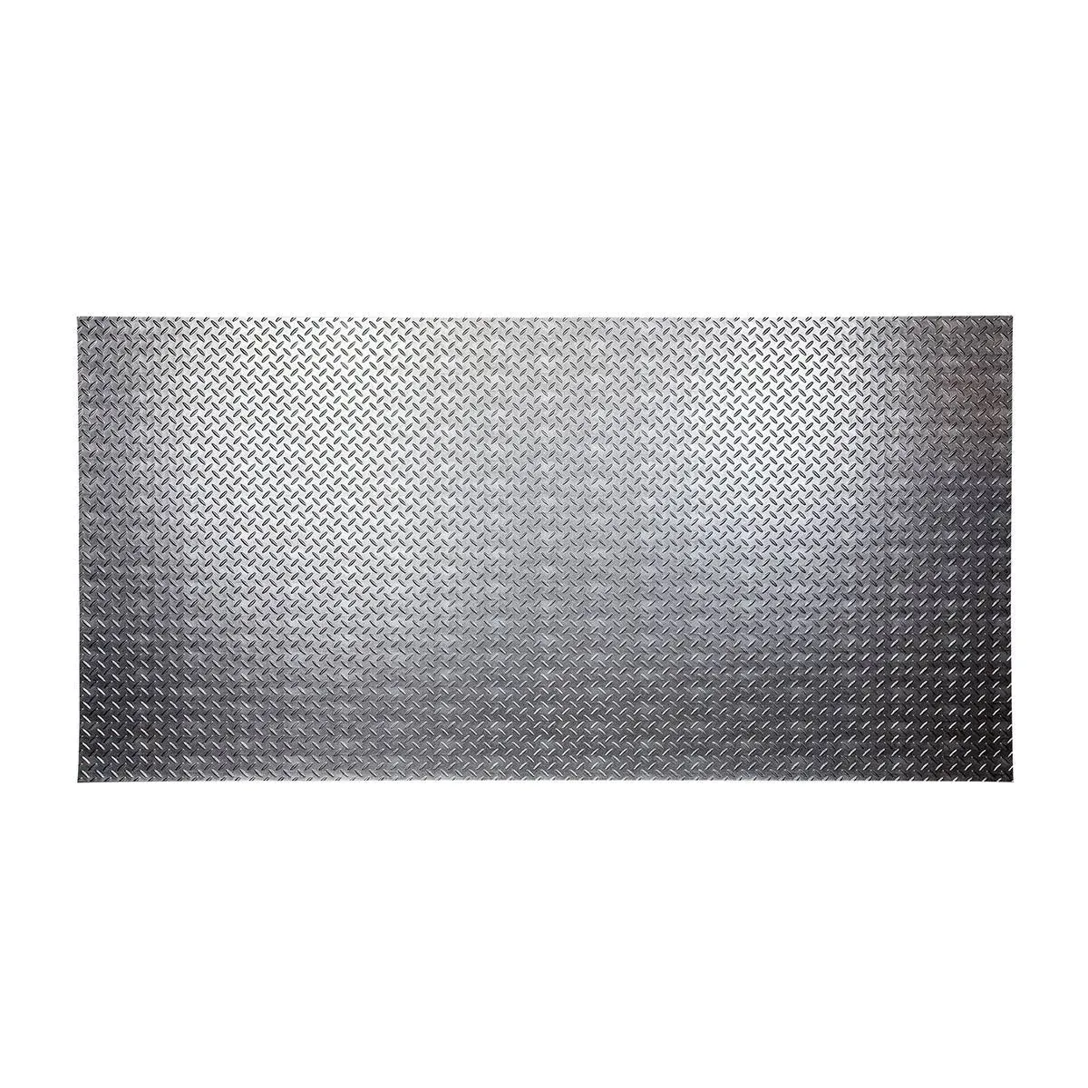 ACP 4 ft. x 8 ft. x 0.013 in. Brushed Aluminum Diamond Plate Wall Paneling