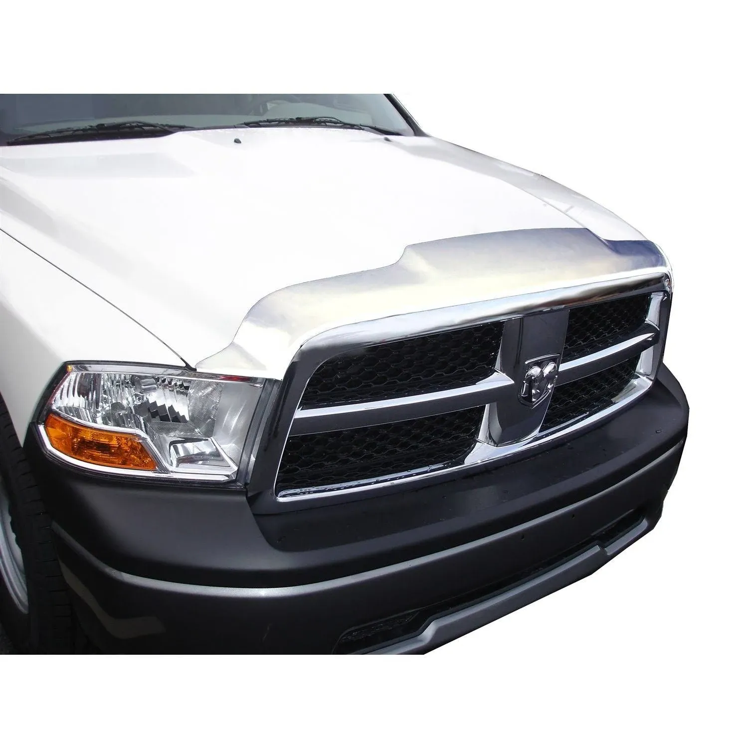 Auto Ventshade [AVS] Aeroskin / Hood Protector | Fits 2002 - 2008 Dodge RAM 1500, 2003 - 2009 Dodge RAM 2500/3500, 1 pc. | Chrome - 622010