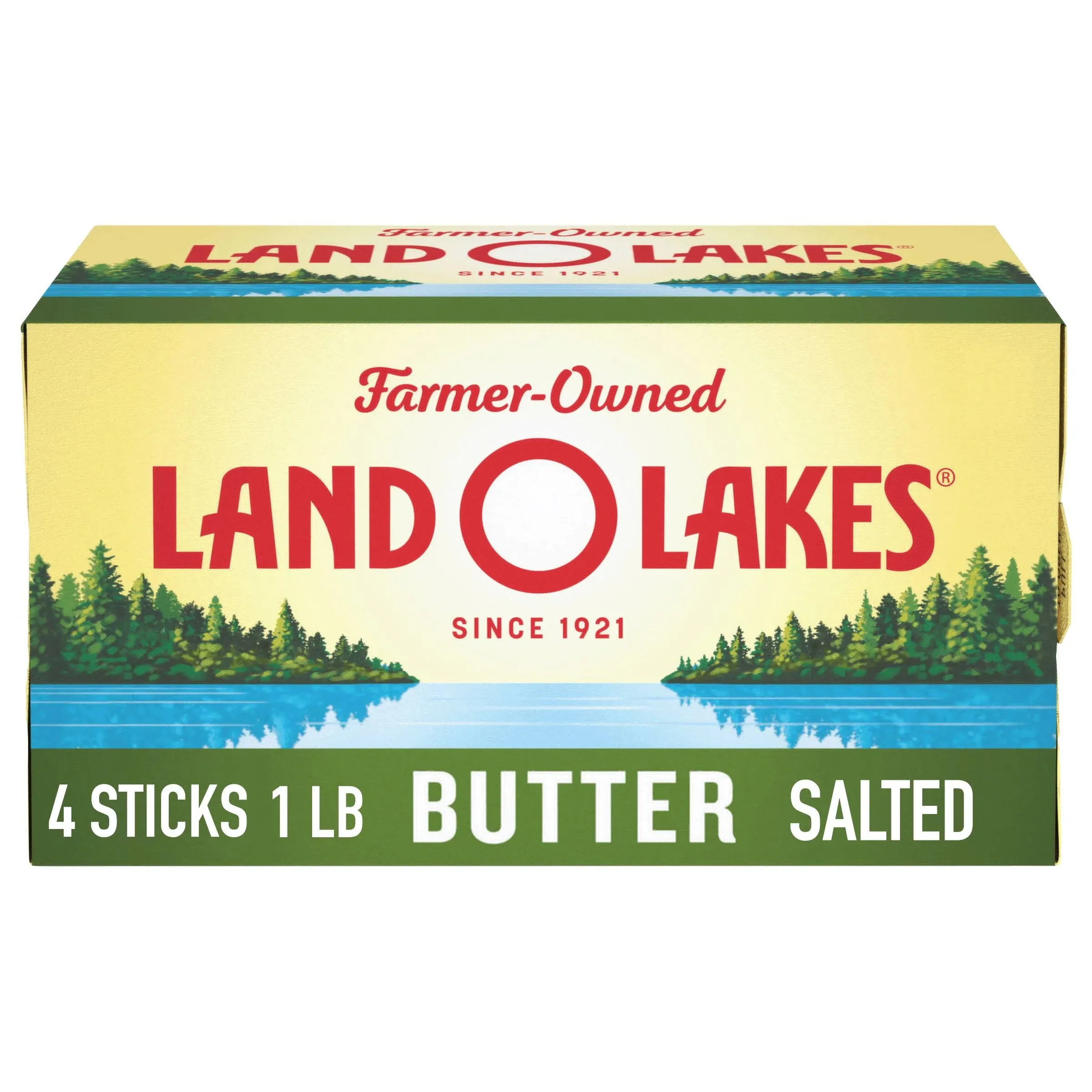 Land O Lakes Quarter Salted Butter, 8 Ounce -- 12 per case.