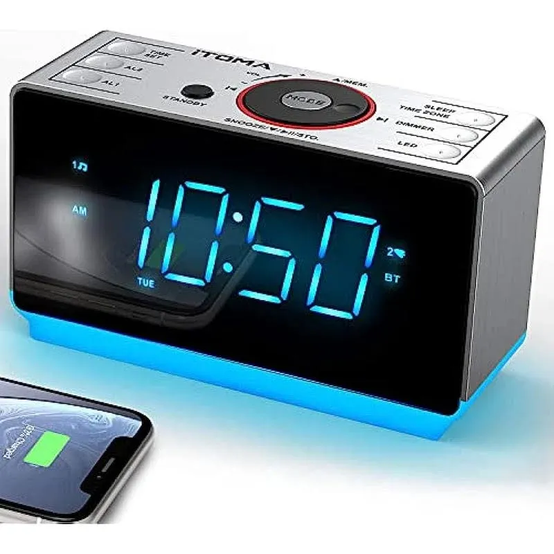 iTOMA Alarm Clock Radio