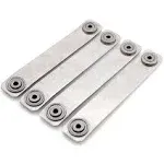 S/4 Stainless Steel Glider Bearing Arm Brackets - 6 1/2" from Hole to Hole