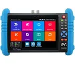 EVERSECU 7 Inch Touch Screen 5 in 1 CCTV Tester Support Upt to 4K IP Camera 720P1080P30mp40mp50 Megapixel AHD TVI CVI