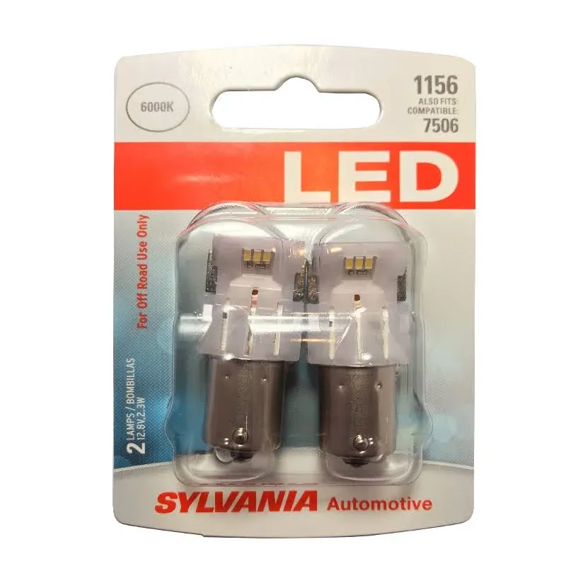 Sylvania 1156 White LED Bulb Contains 2 Bulbs