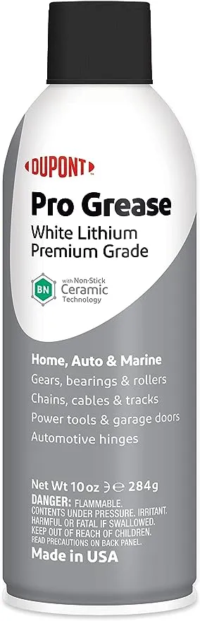 DuPont Teflon White Lithium Grease Aerosol Spray, 10 Oz.