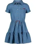 Tommy Hilfiger
Toddler Girls Lightweight Denim Ruffled Shirtdress