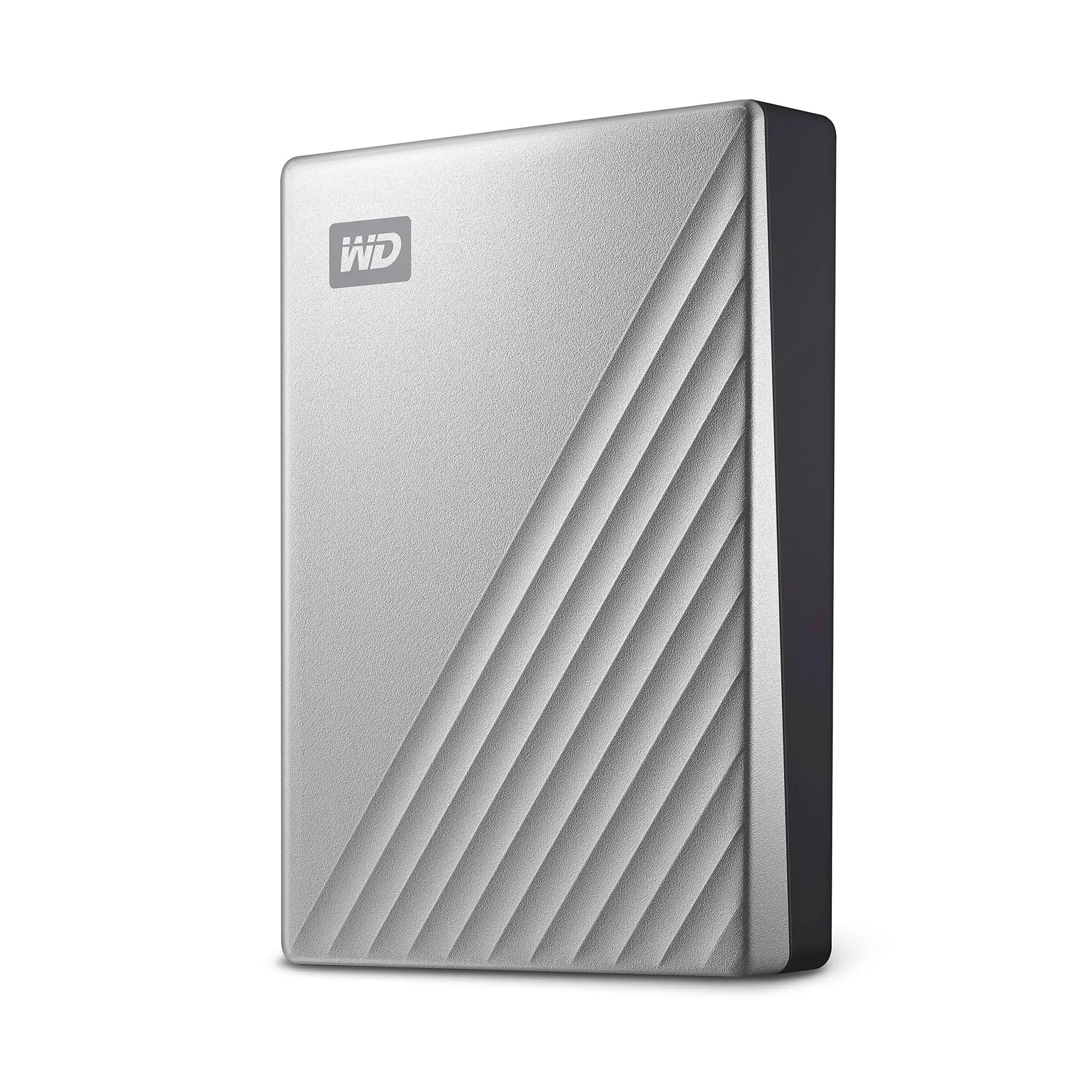 WD 4TB My Passport Ultra, Portable External Hard Drive, Silver - WDBFTM0040BSL-WESN