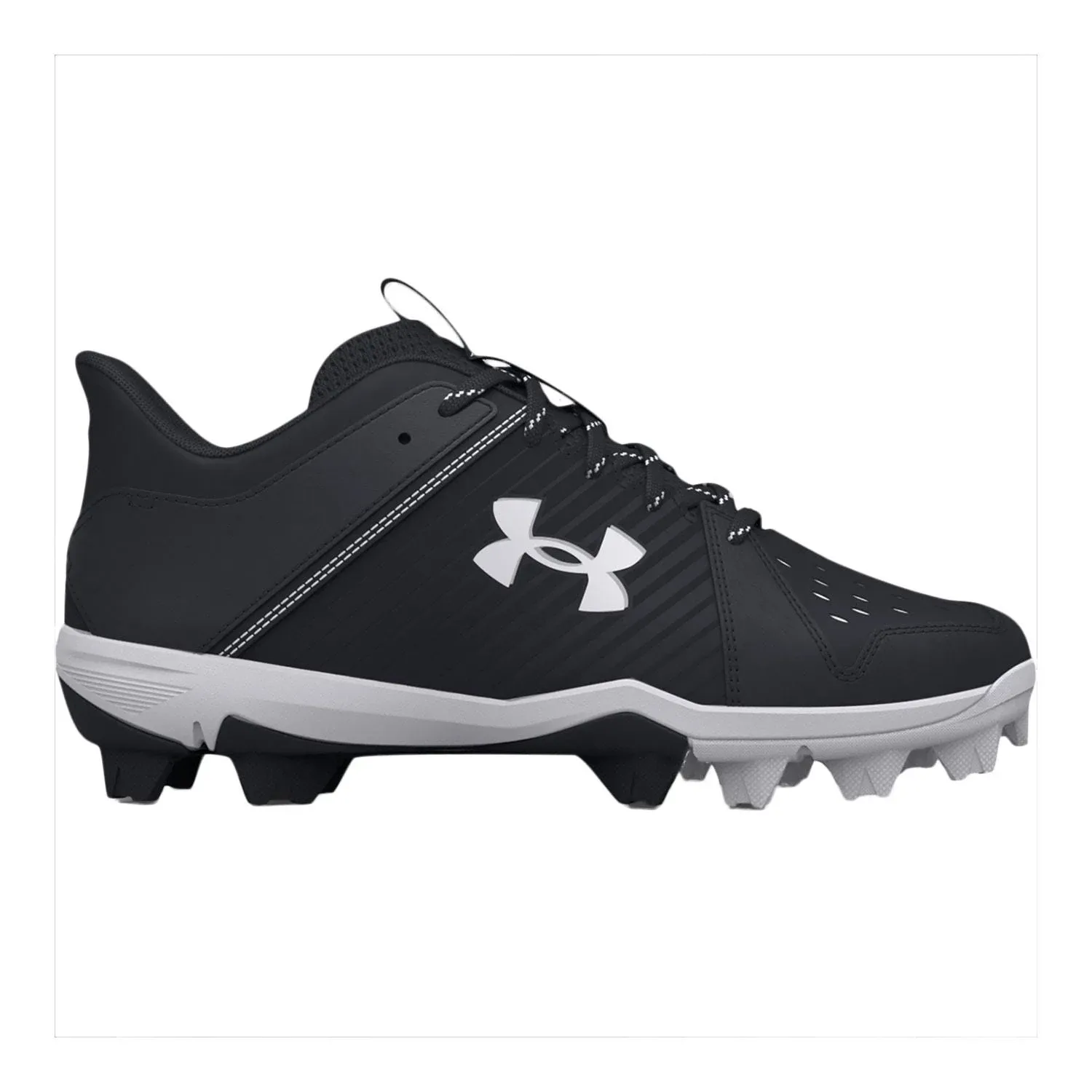 Under Armour Leadoff Low RM Jr Youth Baseball Cleats - Black/White 3.5