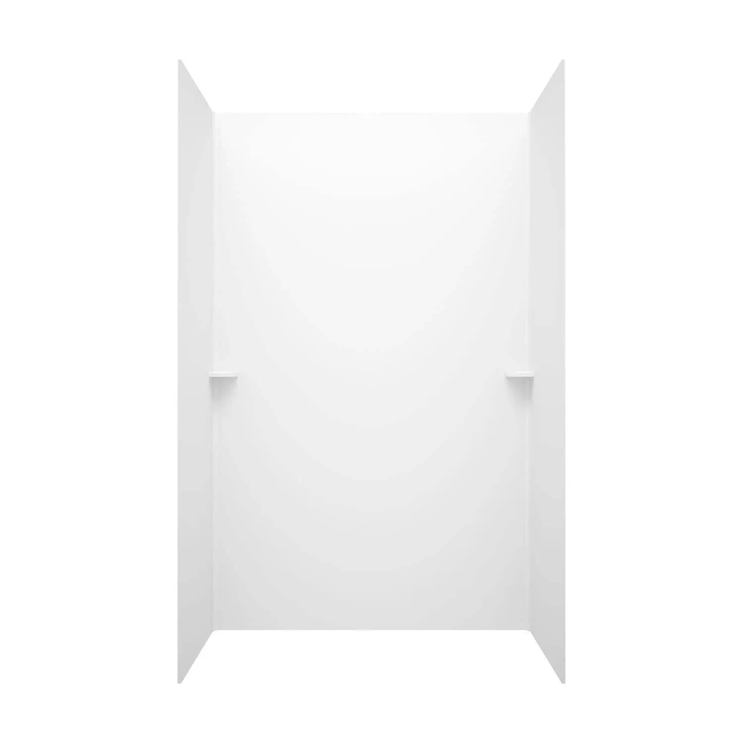 Swan SK364896.010 Solid Surface Glue-Up 5-Panel Bathtub Wall Kit, 36-in L X 48-in H X 96-in H, White