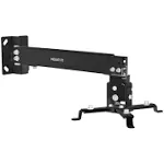 Mount-It! Universal Wall or Ceiling Projector Mount 44 lb. Load Capacity Black