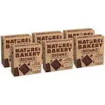 Nature’s Bakery Double Chocolate DC20&nbsp;Brownie Bars, Whole Grains, Dates, and Cocoa, Plant Based, Dairy-Free, Snack Bar, 6 Count (Pack of 6)