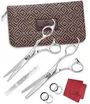 Olivia Garden SilkCut Shear and Thinner Zipper Case Deal